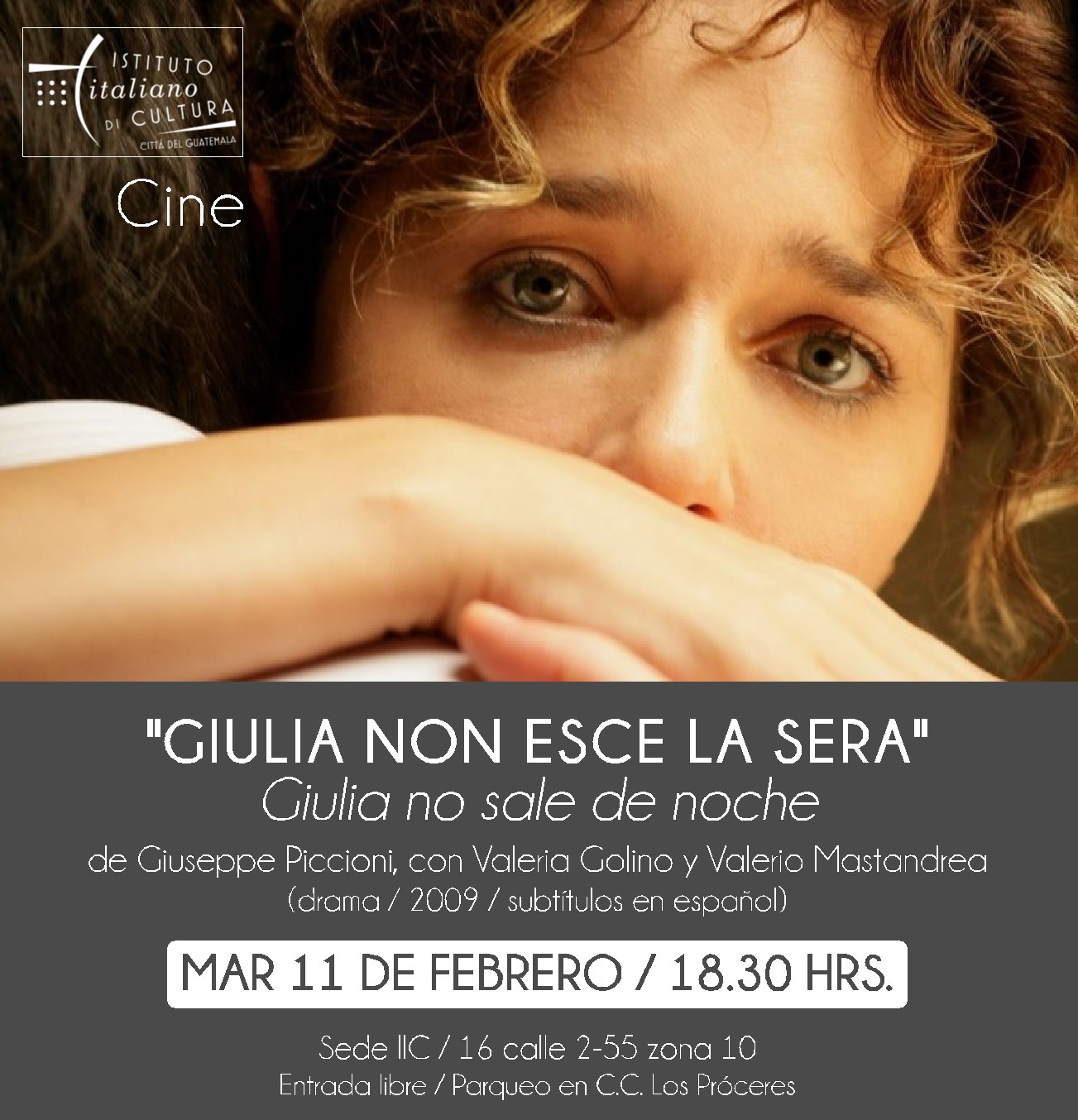GIULIA NON ESCE LA SERA 11FEB