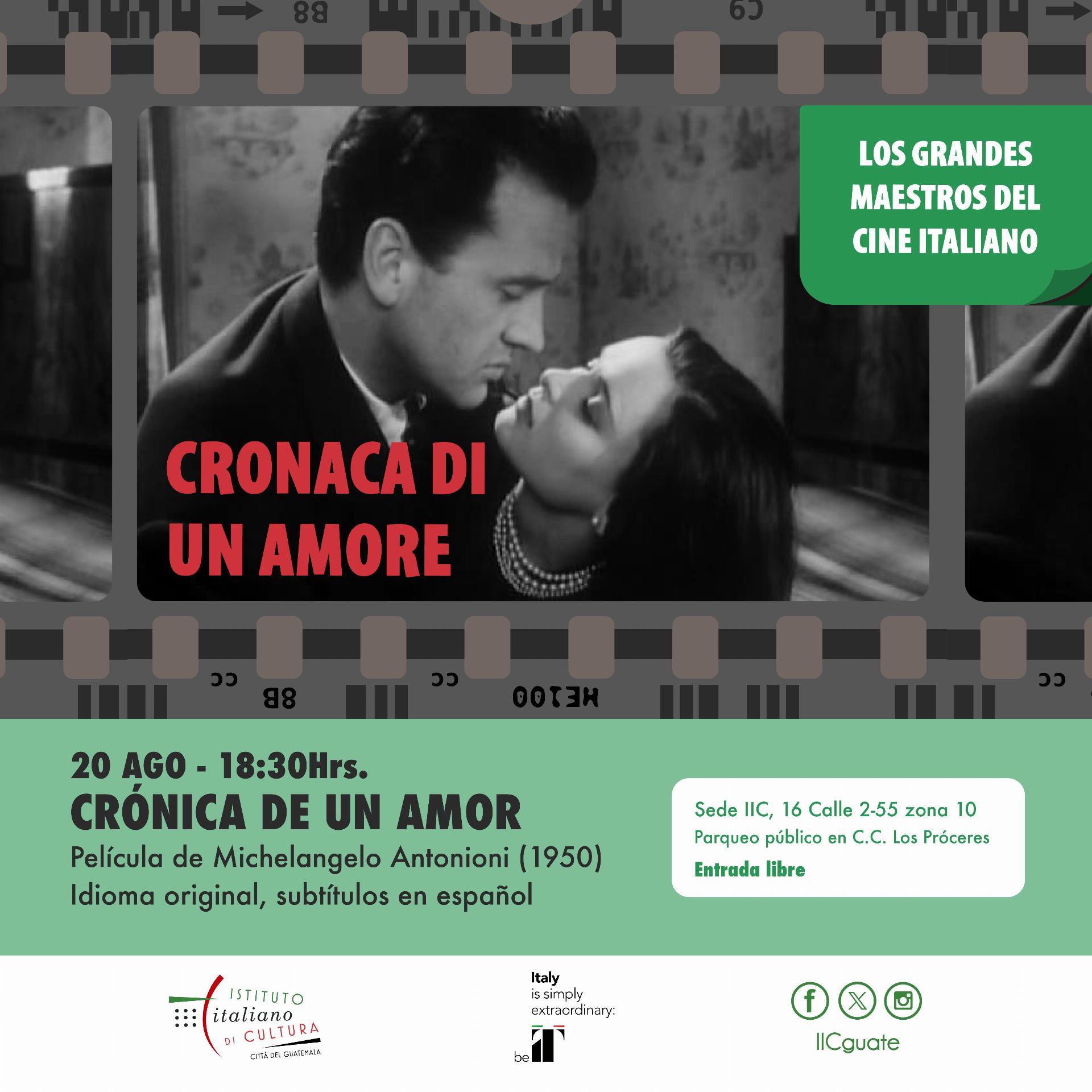 CRONACA DI UN AMORE