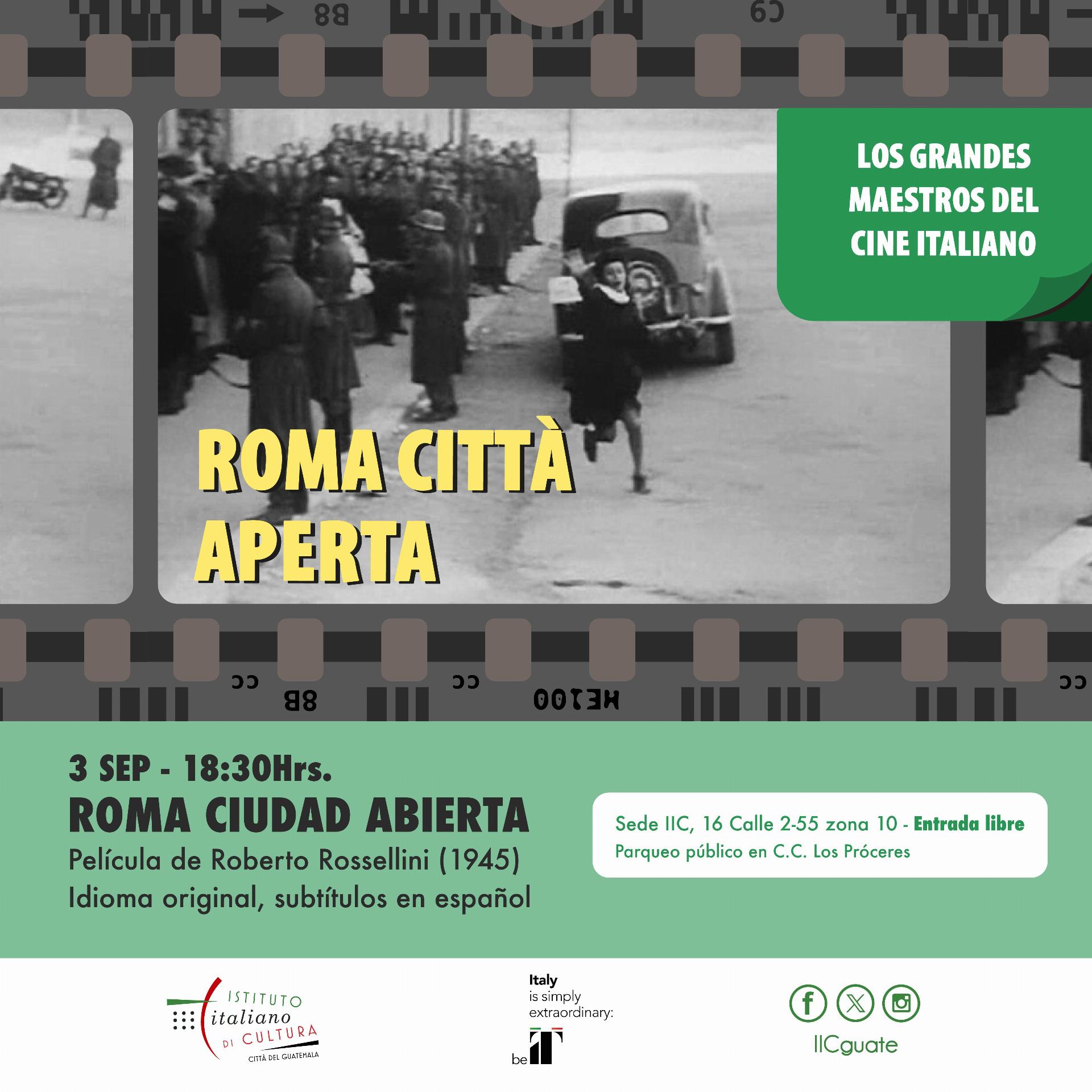 ROMA CITTÀ APERTA 3SEP