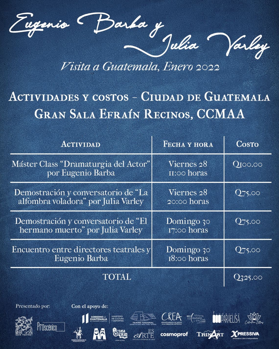 programa y precios