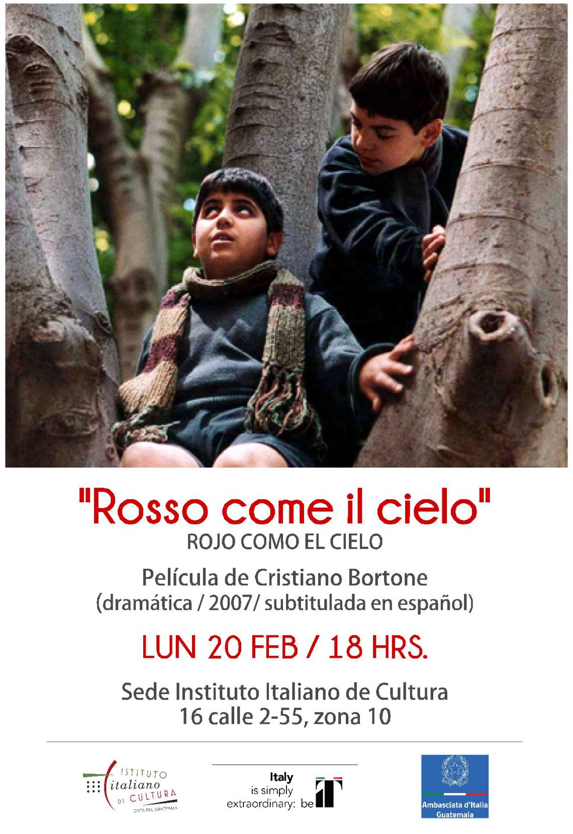 rosso come il cielo 20feb